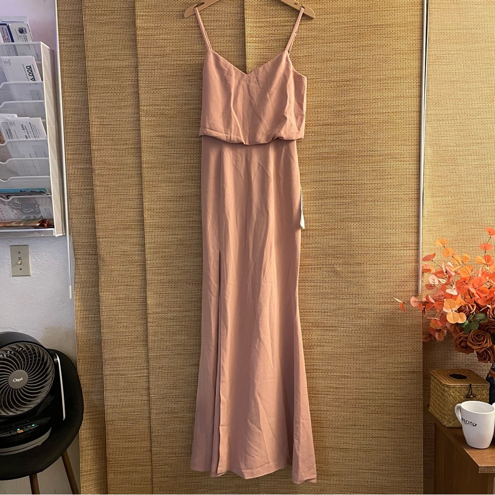 Dress the Population Gracelyn - Blush Maxi Dress - Picture 2 of 8